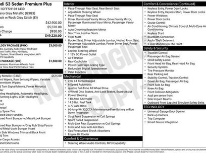 Used 2017 Audi S3 Premium Plus w/ Technology Package