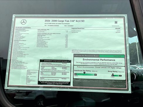 New 2026 Mercedes-Benz Sprinter 2500 image 18