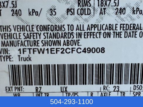 Used 2012 Ford F150 XLT w/ XLT Chrome Pkg image 30