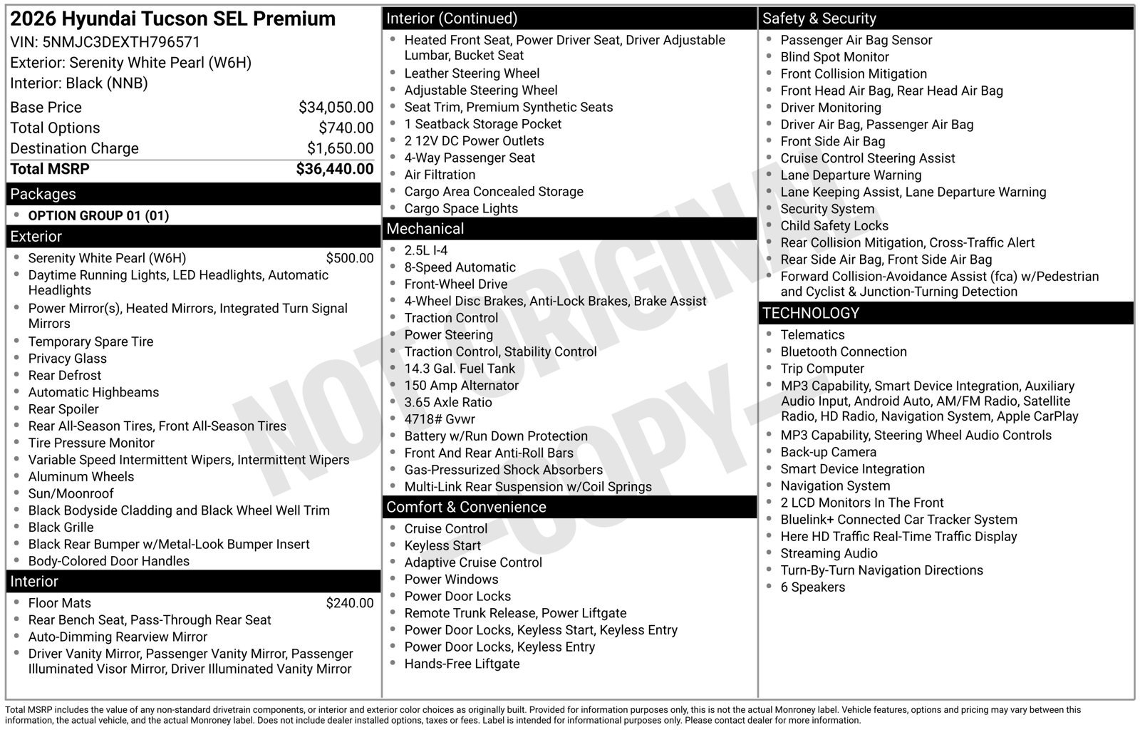 New 2026 Hyundai Tucson SEL FWD image 24