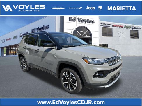 Used 2022 Jeep Compass Limited w/ Sun and Sound Group AWD/4WD image 1