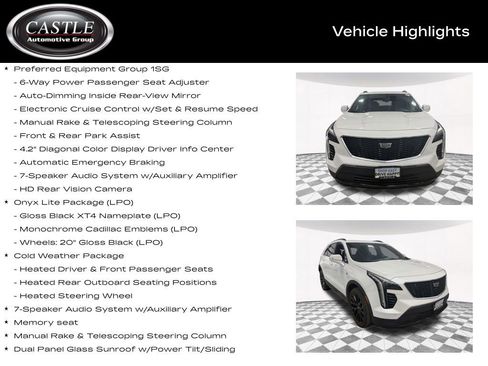 Used 2023 Cadillac XT4 Sport w/ LPO, Onyx Lite Package image 4