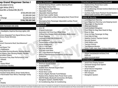 Used 2022 Jeep Grand Wagoneer Series I AWD/4WD image 5