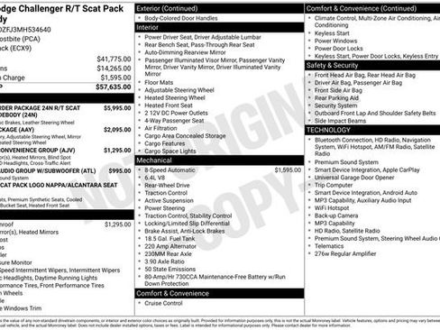 Used 2021 Dodge Challenger R/T Scat Pack RWD image 35