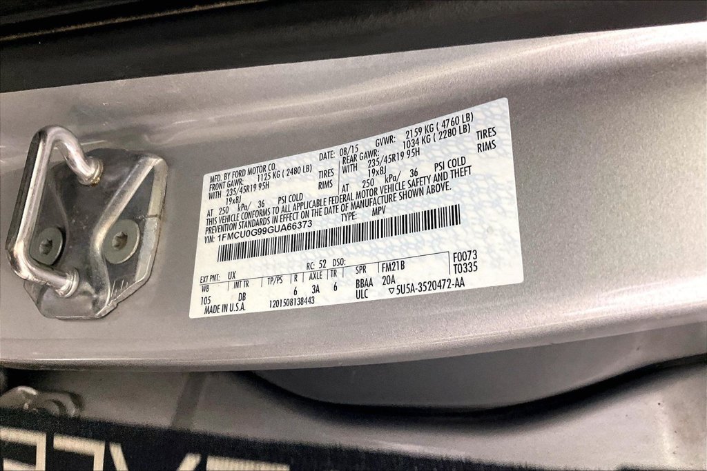 Used 2016 Ford Escape SE w/ SE Chrome Package FWD image 38
