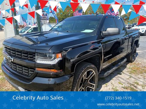 Used 2018 Chevrolet Silverado 1500 Custom w/ LPO, Black Pack image 1