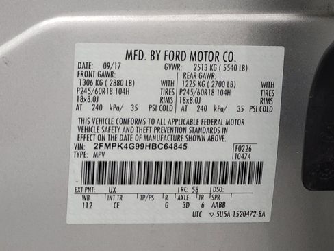 Used 2017 Ford Edge SE AWD/4WD image 33