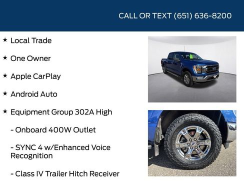 Used 2022 Ford F150 XLT w/ Equipment Group 302A High AWD/4WD image 5