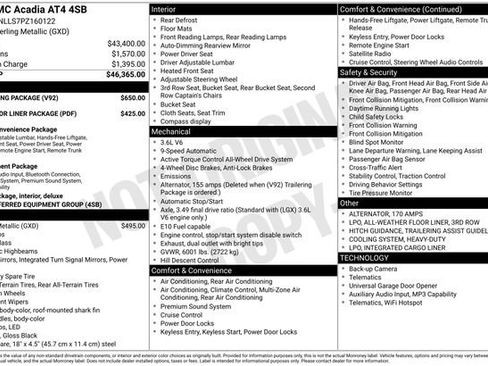 Used 2023 GMC Acadia AT4 w/ Trailering Package AWD/4WD image 2