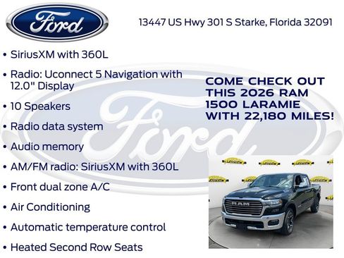 Used 2026 RAM 1500 Laramie AWD/4WD image 22