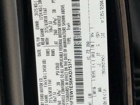 Certified 2019 Ford F150 XLT w/ Equipment Group 302A Luxury AWD/4WD image 28