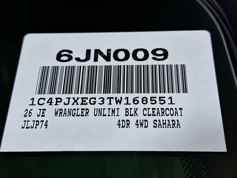 New 2026 Jeep Wrangler Unlimited Sahara AWD/4WD image 19