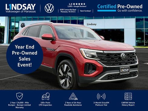 Certified 2024 Volkswagen Atlas Cross Sport SEL image 1