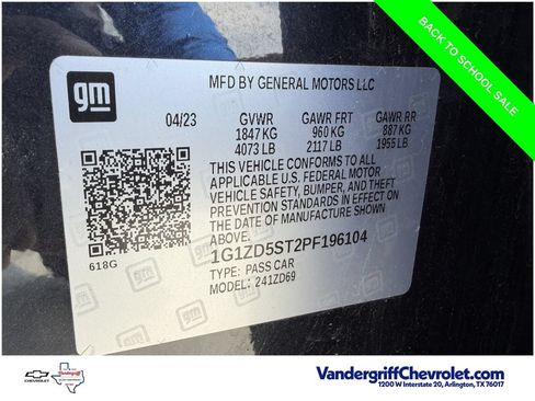 Used 2023 Chevrolet Malibu LT FWD image 29