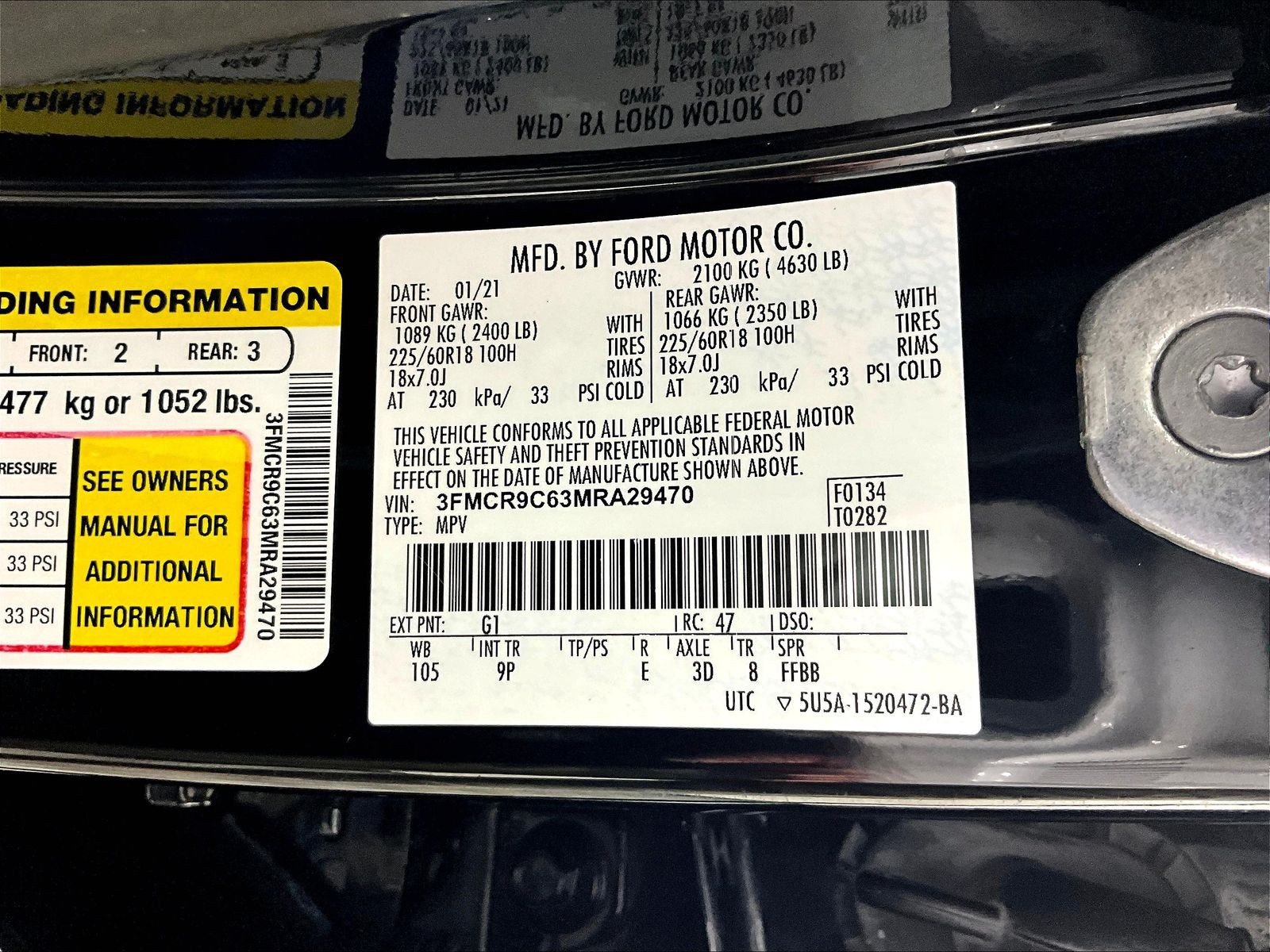 Used 2021 Ford Bronco Sport Outer Banks AWD/4WD image 19