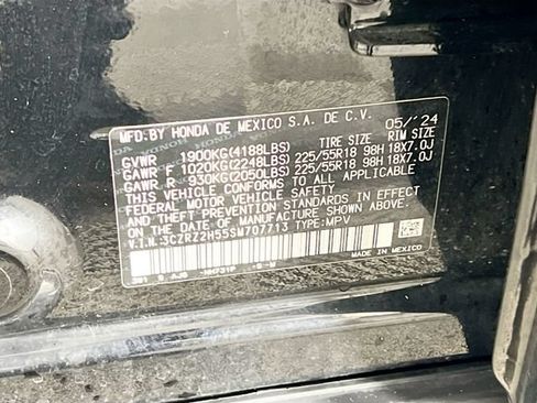 Certified 2025 Honda HR-V Sport image 34