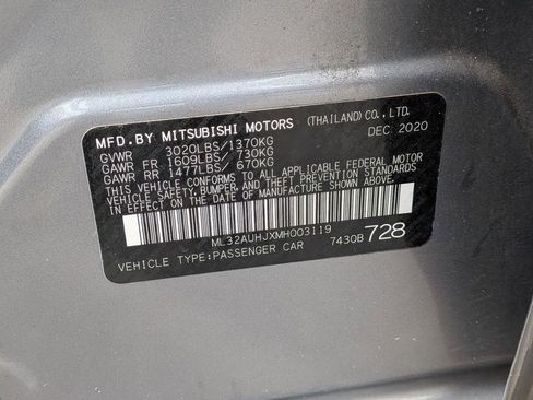 Used 2021 Mitsubishi Mirage ES FWD image 29