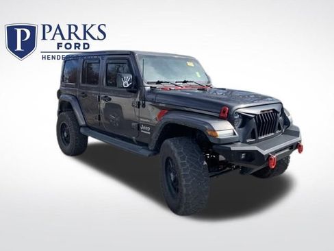 Used 2020 Jeep Wrangler Unlimited Sahara image 1