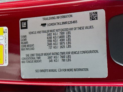 Used 2021 Chevrolet Tahoe High Country image 12