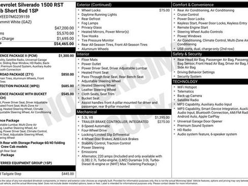 Used 2021 Chevrolet Silverado 1500 RST w/ Convenience Package II image 2