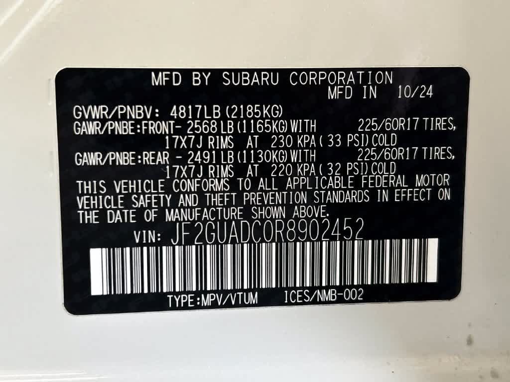 Used 2024 Subaru Crosstrek 2.0i Premium AWD/4WD image 22