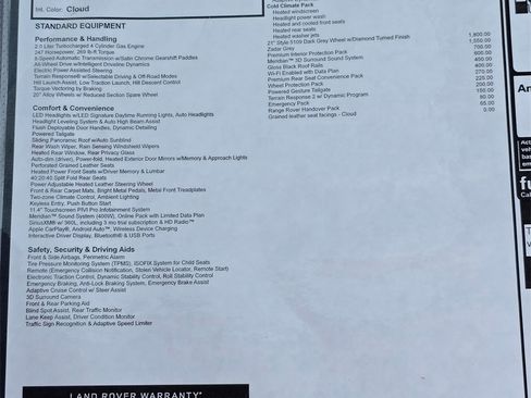 New 2026 Land Rover Range Rover Velar Dynamic SE image 33