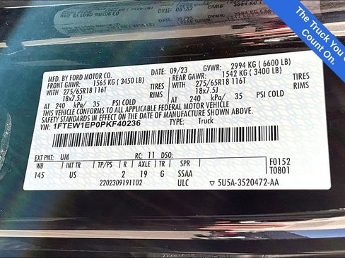 Used 2023 Ford F150 XLT w/ Equipment Group 302A High image 43