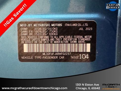 Used 2024 Mitsubishi Mirage G4 ES FWD image 11