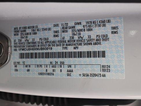 Used 2022 Ford Escape SEL FWD image 25