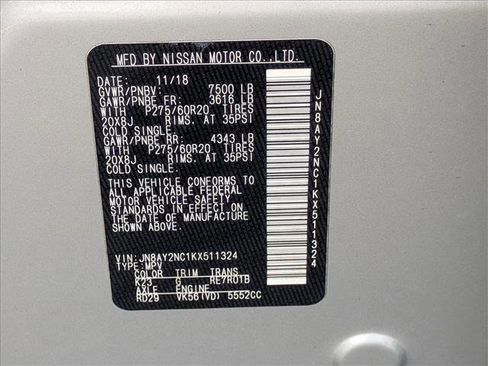 Used 2019 Nissan Armada SL w/ Premium Package image 17