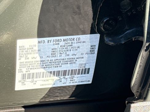 Used 2023 Ford Explorer XLT w/ Equipment Group 202A image 35