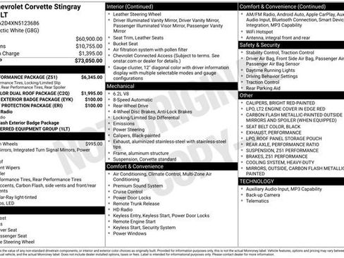 Used 2022 Chevrolet Corvette Stingray Coupe w/ Z51 Performance Package image 4