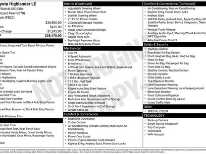 Used 2020 Toyota Highlander LE