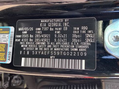 New 2026 Kia EV9 GT-Line AWD/4WD image 30