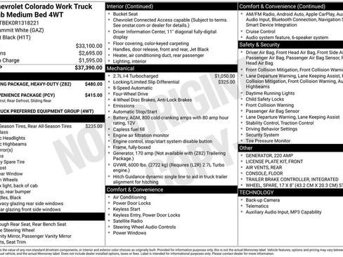 Certified 2024 Chevrolet Colorado W/T image 8