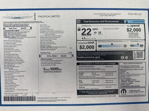 Used 2023 Chrysler Pacifica Limited image 31