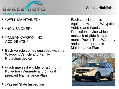 Used 2015 Ford Explorer Sport w/ Equipment Group 401A image 2