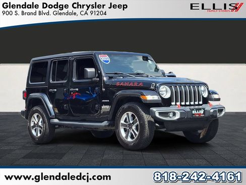 Used 2022 Jeep Wrangler Unlimited Sahara w/ Cold Weather Group AWD/4WD image 1