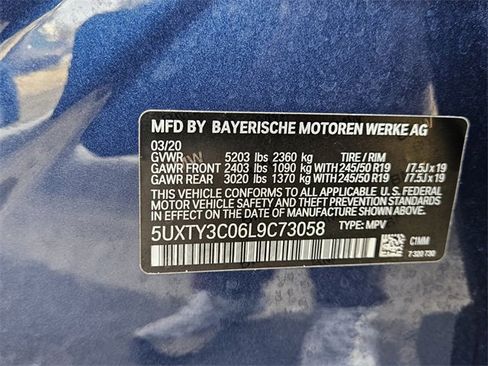 Used 2020 BMW X3 sDrive30i w/ Convenience Package image 16