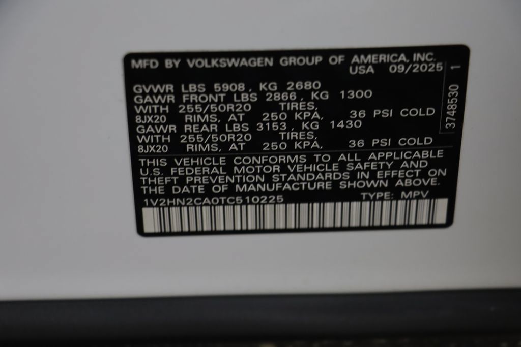 Used 2026 Volkswagen Atlas SE w/ Black Wheel Package AWD/4WD image 23