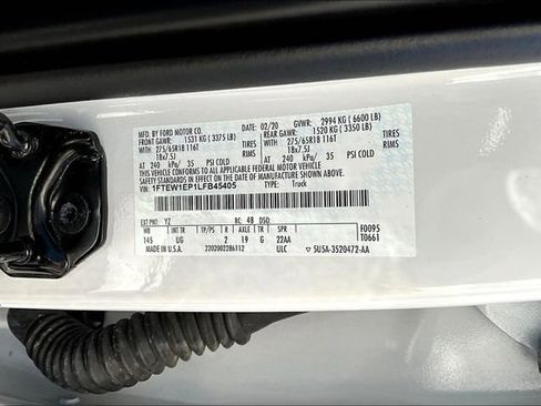 Used 2020 Ford F150 XLT w/ Equipment Group 302A Luxury image 19