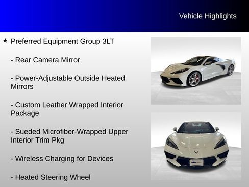 Used 2020 Chevrolet Corvette Stingray Premium Cpe w/ 3LT Preferred Equipment Group RWD image 12
