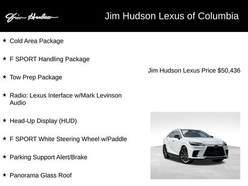 Certified 2023 Lexus RX 350 F Sport w/ Accessory Package AWD/4WD image 4