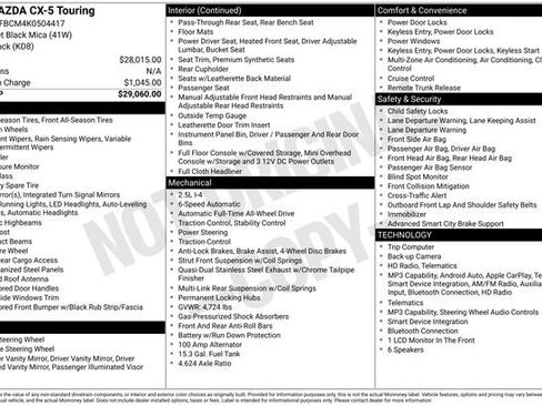 Used 2019 MAZDA CX-5 Touring image 27