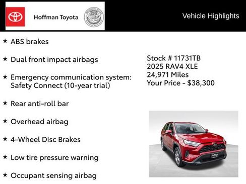 Used 2025 Toyota RAV4 XLE AWD/4WD image 29