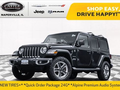 Used 2018 Jeep Wrangler Unlimited Sahara w/ Uconnect 4C Nav & Sound Group image 1