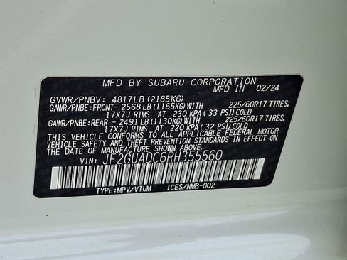 Certified 2024 Subaru Crosstrek 2.0i Premium AWD/4WD image 26