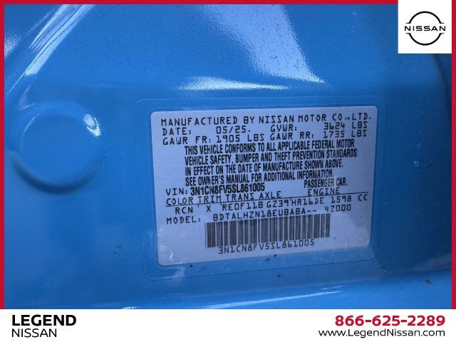 Used 2025 Nissan Versa SR w/ Trunk Package FWD image 31