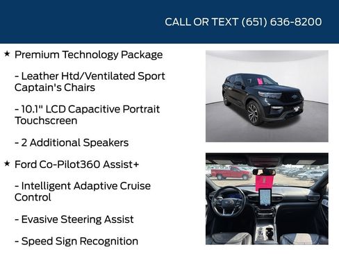 Used 2021 Ford Explorer ST w/ Equipment Group 401A AWD/4WD image 10
