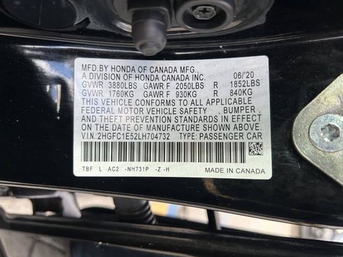 Used 2020 Honda Civic Si image 15